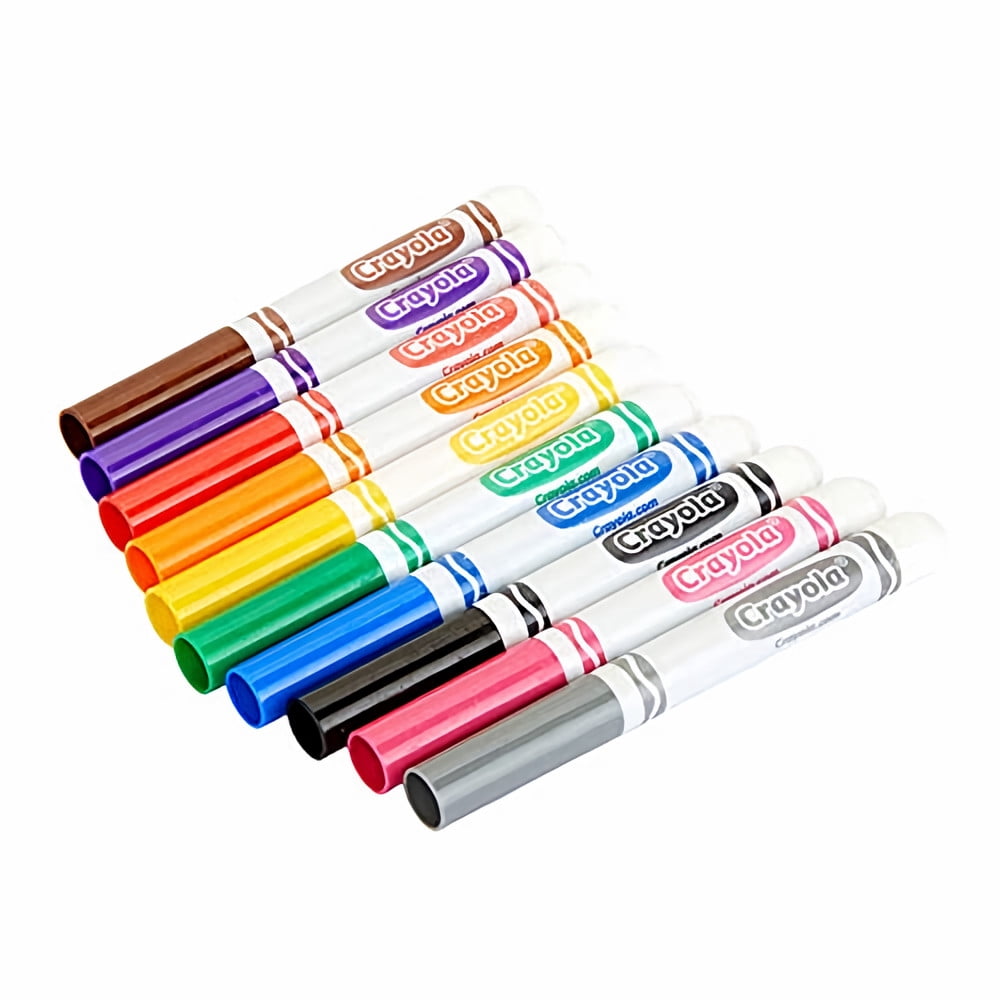 Crayola 10 Classic Broad Line Markers (Pack of 48)