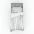 thumbnail image 1 of Ambesonne Flower Bedding Set 3 Pcs, Greyscale Rose Blooms, Twin XL, Pale Grey White, 1 of 3