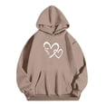 thumbnail image 3 of EnJoCho Youth Boys Girls Hooded Sweatshirt Fleece Pullover Top Fashion Casual Warm Winter Fall Cozy Comfortable Loungewear Kids Teen Clothes School Daily, 3 of 6