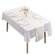 thumbnail image 1 of Paquete de 10 caminos de mesa de satén de 30cm x 275cm, caminos de mesa de cinta para bodas, fiestas, cumpleaños, banquetes, decoraciones para restaurantes y hoteles, 1 of 5