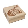 thumbnail image 1 of Cartoon Military Army Tank Square Rubber Stamp Stamping Scrapbooking Crafting - Medium 1.75in, 1 of 7
