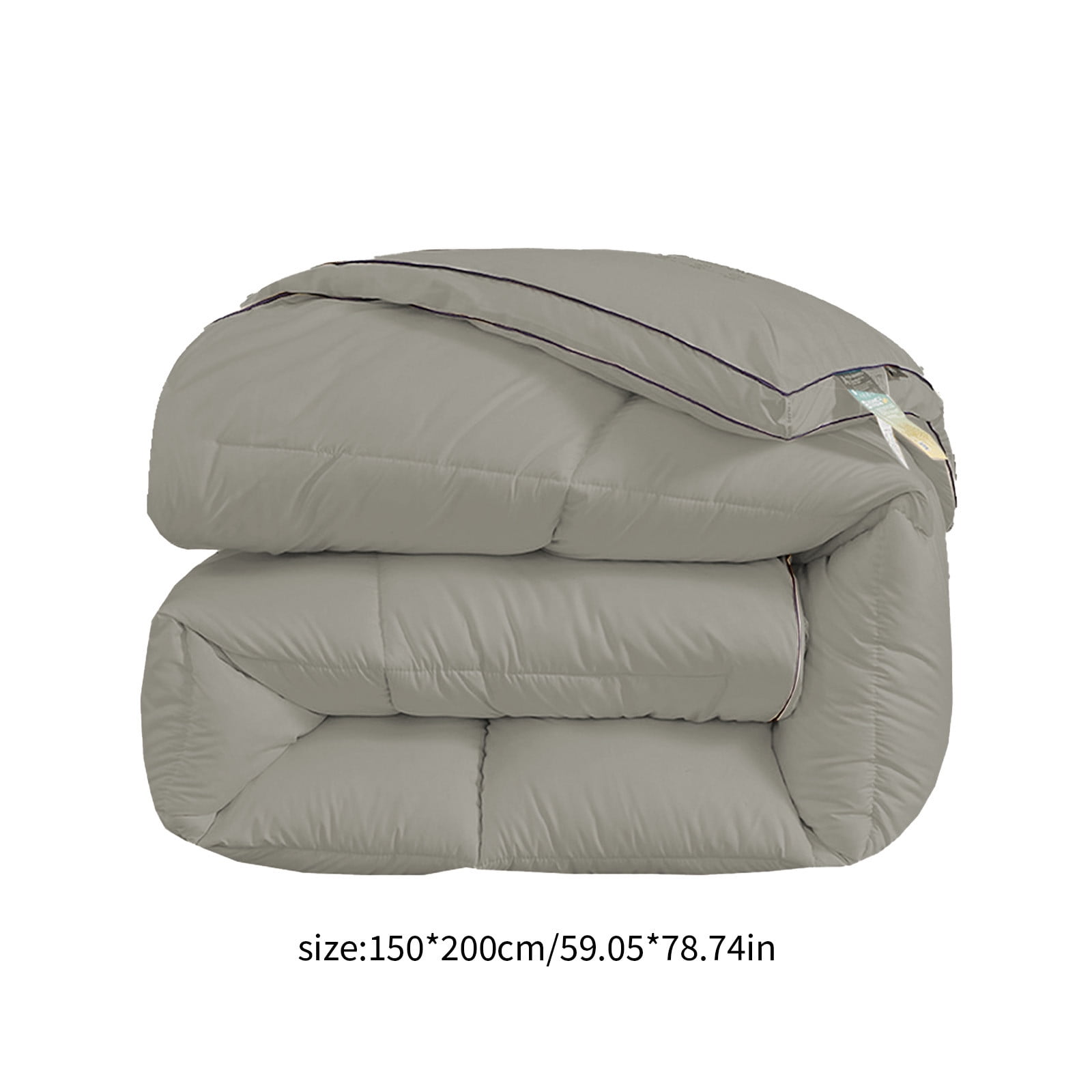Jubipavy Lightweight Cotton Quilt Machine Washable Quilt Ideal For Air Conditioned Rooms All-Season Cool Comfort Easy Care Summer Saving