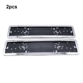 thumbnail image 4 of Sidaley Marco para matrícula de 2 piezas, componente Exterior Universal, accesorio para coche, marcos protectores, soporte adecuado para Europa, Rusia Automoción decorativa y accesorios Sidaley VI017498-00B, 4 of 6