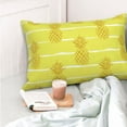 thumbnail image 4 of Sikiie Gold Pineapple Pillow Covers, Throw Pillow Case Cushion Covers,Cushion for Bedroom,Couch,Home-16"x24", 4 of 6