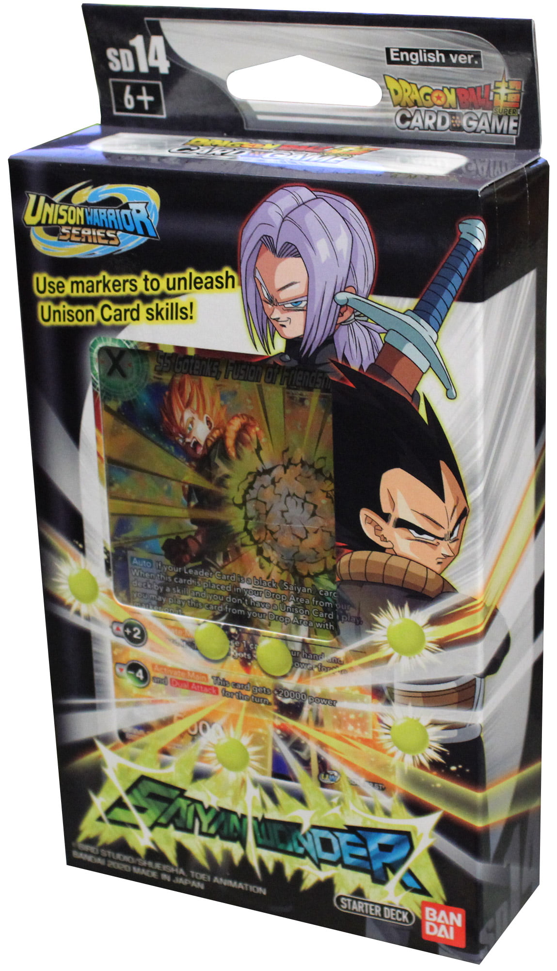 Dragon Ball Super Card Game Saiyan Wonder Starter Deck Walmart Com Walmart Com