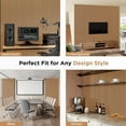 thumbnail image 4 of Easy4Home 6-Piece Wood Soundproof Wall Panels 94" x 7.9" Soundproof Wall Panels, Light Brown, 4 of 7