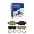 thumbnail image 4 of Detroit Axle - Brake Kit for 2017-2020 Hyundai Elantra Drilled and Slotted Brake Rotors Ceramic Brake Pads: 12.00" Front and 10.31" Rear Rotors, 4 of 11