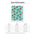 thumbnail image 5 of Fuzoiu Octopuses Print Flannel Throw Blanket,Light Weight Warm Decorative,Throw Blanket Cover for Sofa, Couch, Bedroom,Travel-80"x60", 5 of 6