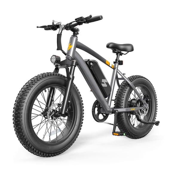 Actbest 26" x 4" Fat Tire Ebike for Man Teen, Peak 1200W Motor,48V 10.4Ah Removable Battery, Front Suspension,7 Speed,Electric Mountain Bike for Adults