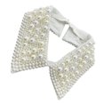 thumbnail image 5 of Segolike False Shawl Lapel Necklace Stylish Versatile Elegant Women Casual Neckwear Choker for Clothes Shirt Sweaters Fancy Dress Gift White, 5 of 8
