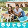 thumbnail image 4 of Bouteilles d'Eau pour Chien avec Contenant pour Nourriture 550 ml Distributeur Portable de Bouteille d'Eau pour Chien Étanche Bouteille de Marche pour Chien Bouteille Réutilisable pour Animal de Compagnie Bouteille de Boisson de Qualité Alimentaire Bol d'Eau de Voyage pour Chiens Animaux de Compagnie O, 4 of 11