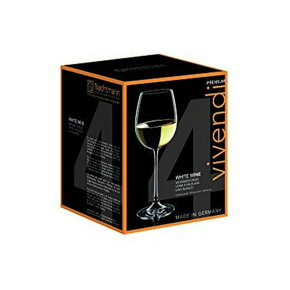 Nachtmann Vivendi 16 Oz Wine Glasses (Set of 4) - Crystal Stemmed Glasses, Break-Resistant Tulip-Shaped Stemware for Chardonnay, Sauvignon Blanc, Riesling, Dishwasher Safe