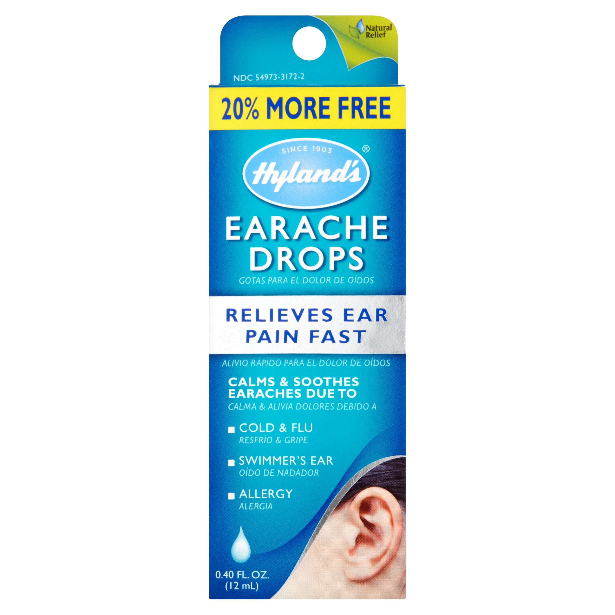 Hyland's Earache Drops, 0.40 fl oz BrickSeek