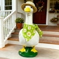thumbnail image 3 of All Season Porch Goose Outfits Clothes Costume Clothing for Plastic Cement Goose Statue Patio Yard Outdoor Decor, 3 of 7