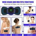 thumbnail image 3 of Portable EMS Mini Electric Neck Back Massager Cervical Massage Patch Stimulator, 3 of 8