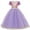 Purple, variant on Kids Girls Princess Long Maxi Puffy Dress Halloween Christmas Cosplay Fancy Dress up Birthday Party Carnival Evening Pageant Prom Ball Gown