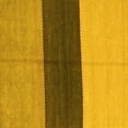 thumbnail image 1 of Ahgly Company Machine Washable Indoor Square Abstract Yellow Contemporary Area Rugs, 6' Square, 1 of 4