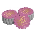 thumbnail image 1 of Inkdotpot 50 Pack Let Love Sparkle Wedding Favor Paper Tags Craft Real Gold Foil Hang Tags, 1 of 6