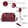 thumbnail image 7 of KXF Square PU Leather Shoulder Bag Women Chic Crossbody Bag Lady Handbag Trendy Satchel Purse Clutch, 7 of 7