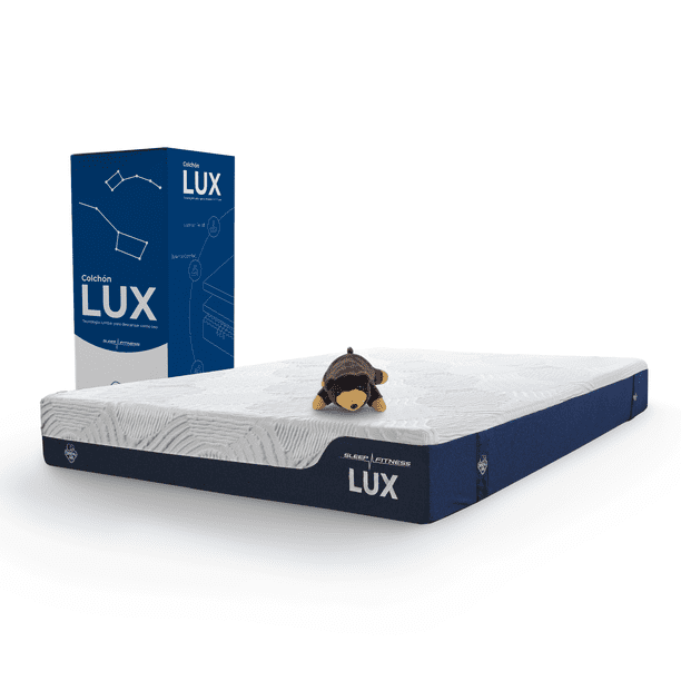 Colchón Spring Air Matrimonial Lux | Tecnología Lumbar Relief | Firmeza Media | Sleep Fitness | Memory Foam de Alta Densidad | Funda Air Cover Hipoalergénica 100 Noches de Prueba | 25 cm Altura
