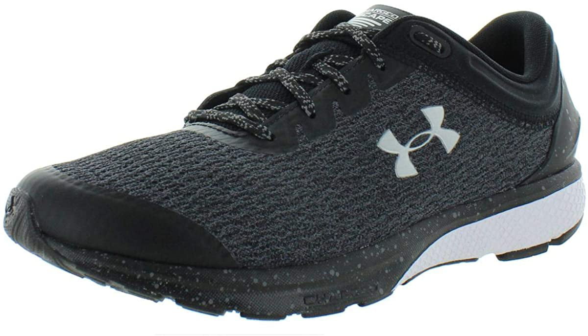 under armour women's running shoes black and white