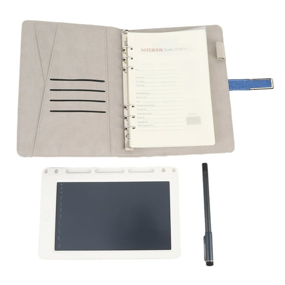 Smart Pen, Real Time Synchronization Writing Board Set for Learning Note Taking Drawing, with PU Notebook and Writing Board for Phones and Tablets