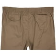 thumbnail image 3 of Big & Tall Men’s Full Elastic Casual Twill Pants by Falcon Bay, 3 of 4