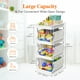 thumbnail image 2 of Cestas de almacenamiento apilables Lifewit de plástico para armario de 4 niveles, 2 of 8