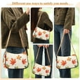 thumbnail image 4 of FORMRS Womens Shoulder Bag with Chain Strap Clutch Purse Cute Tote Handbag, Orange Autumn Leaves, 4 of 7