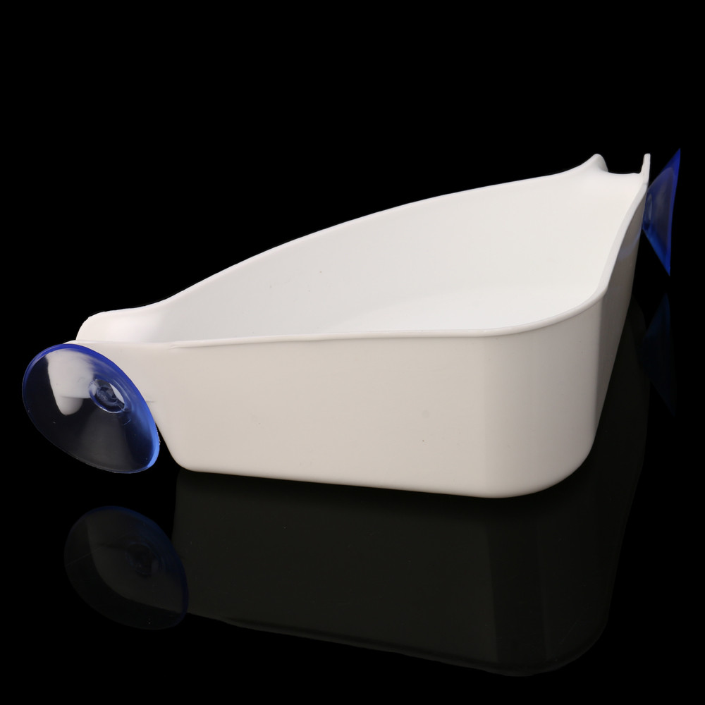 Home Bathroom Corner Shelf Suction Rack Organizer Cup Storage Shower Wall Basket