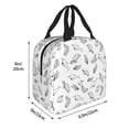thumbnail image 2 of KLL Sea Turtle Print Insulated Lunch Bag Women, Reusable Cute Tote Lunch Box for Adult & Men, Leakproof Cooler Lunch Bags for Work Office Travel Picnic, 2 of 5