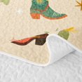 thumbnail image 5 of Erosebridal Cowgirl Cowboy Bed Spread Queen for Boys Girls, Western Cactus Queen Coverlet Set, 3pcs, 5 of 7