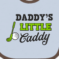 thumbnail image 4 of Inktastic Daddy's Little Caddy with Golf Club and Ball Boys or Girls Baby Bib, 4 of 4
