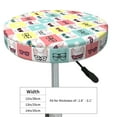 thumbnail image 2 of Goofa Cute French Bulldog Printed Stool Covers Round, Waterproof Round Bar Stool Covers Anti-Slip Round Bar Stool Seat Cover with Elastic Bands Durable -, 2 of 7