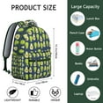 thumbnail image 6 of Avocado Themed Backpack – Roomy & Durable for School, Travel, Work, Cute Design, Comfortable Straps, Perfect Gift for Avocado Lovers, 6 of 6