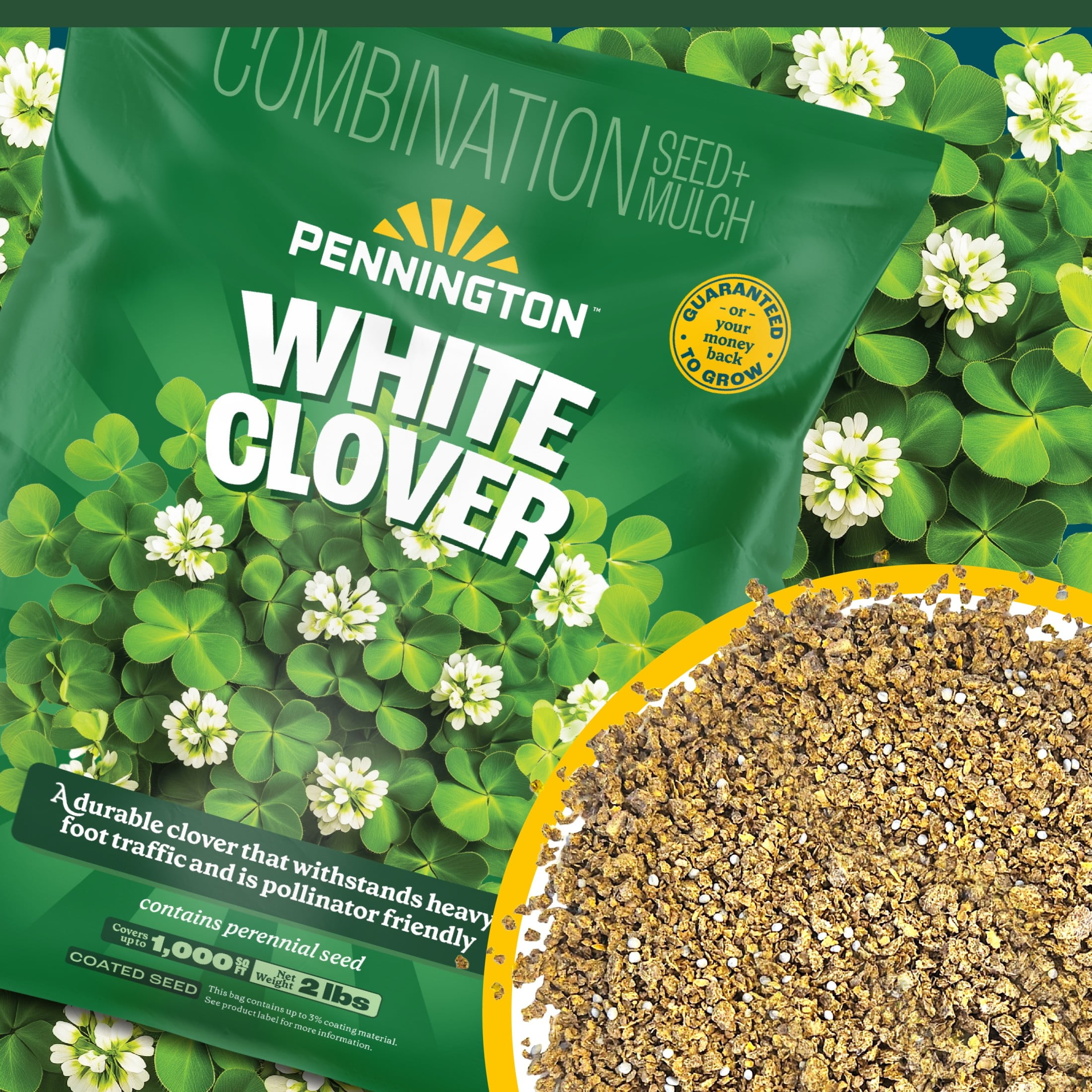 Pennington  White Clover Seed, 2lb
