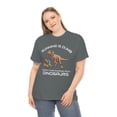 thumbnail image 2 of Running Is Dumb Except When Running From Dinosaurs T-shirt, 2 of 3