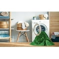 thumbnail image 2 of Ahgly Company Machine Washable Indoor Rectangle Transitional Deep Emerald Green Area Rugs, 5' x 7', 2 of 7