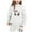 White, variant on TBWNWG Girls Outfits & Sets Children's Fashion Casual Printed Long Sleeved Hooded Top Hoodie Pants Suit Stylish Attire for Young Girls,Sizes 4-5 Years