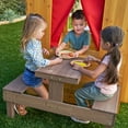 thumbnail image 5 of KidKraft Modern Outdoor Wooden Playhouse with Picnic Table, 5 of 11
