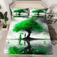 thumbnail image 2 of Manfei Love Heart Print Twin Sheet Sets 3pcs for Teens Adults,Romantic Sweet Couple Twin Fitted Sheet Microfiber,Happy Valentine's Day Breathable Flat Sheet,Breathable Home Decor, 2 of 7
