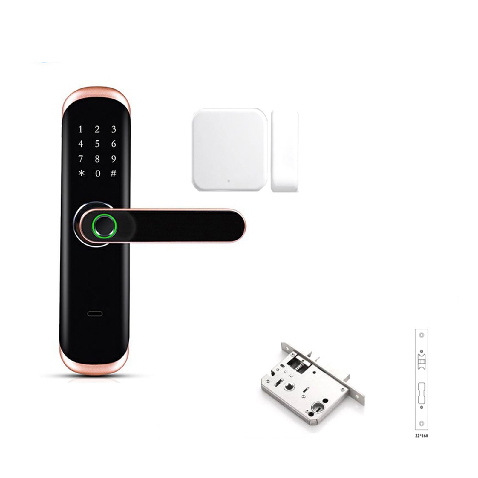 SMONET Verrou intelligent, serrure de porte d'entrée sans clé SMONET Verrou intelligent, serrure de porte d'entrée sans clé