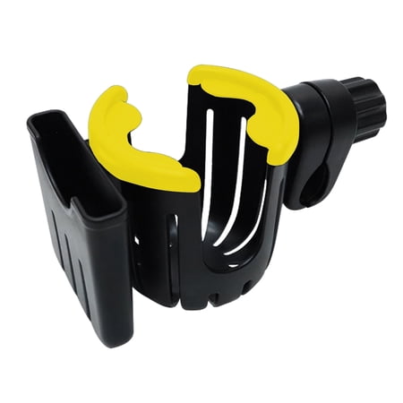 RKZDSR Universal 2-in-1 Cup Holder with Phone Holder for Stroller, Bike, Wheelchair, Walker, and Scooter