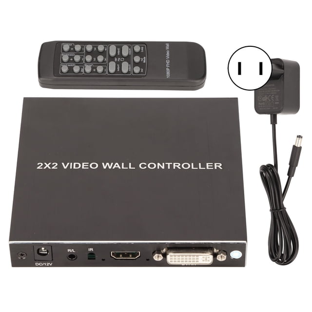 TV Wall Video Controller,DVI TV Wall Video Wall Video Controller Multi Video Processor Masterfully Created