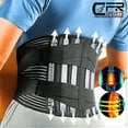 thumbnail image 4 of Double Pull Lumbar Lower Back Support Belt Brace Neoprene For Spine Posture Pain, 4 of 5