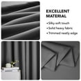 thumbnail image 5 of Deconovo Gray Black Out Curtains Set of 2 Panels, Thermal Insulated Window Curtains for Living Room 42W x 72L inch Light Gray, 5 of 9