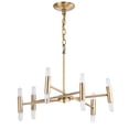 thumbnail image 4 of Safavieh Gale 22 in. Dia. Modern Casual Chandelier, Gold, 4 of 7