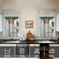 thumbnail image 4 of Boho Kitchen Curtains for Windows – Rustic Tribal Floral Print Cafe Curtains, Vintage Bohemian Geometric Panels for Home Décor, 4 of 6