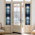 thumbnail image 2 of Moonlight Sea Night Window Privacy Film, Abstract Modern Art Ocean Cloud Static Cling UV Sun Blocking Heat Control Window Tint Day and Night, Non-Adhesive One Way Windows Privacy Cover 17.7''x78.7'', 2 of 7