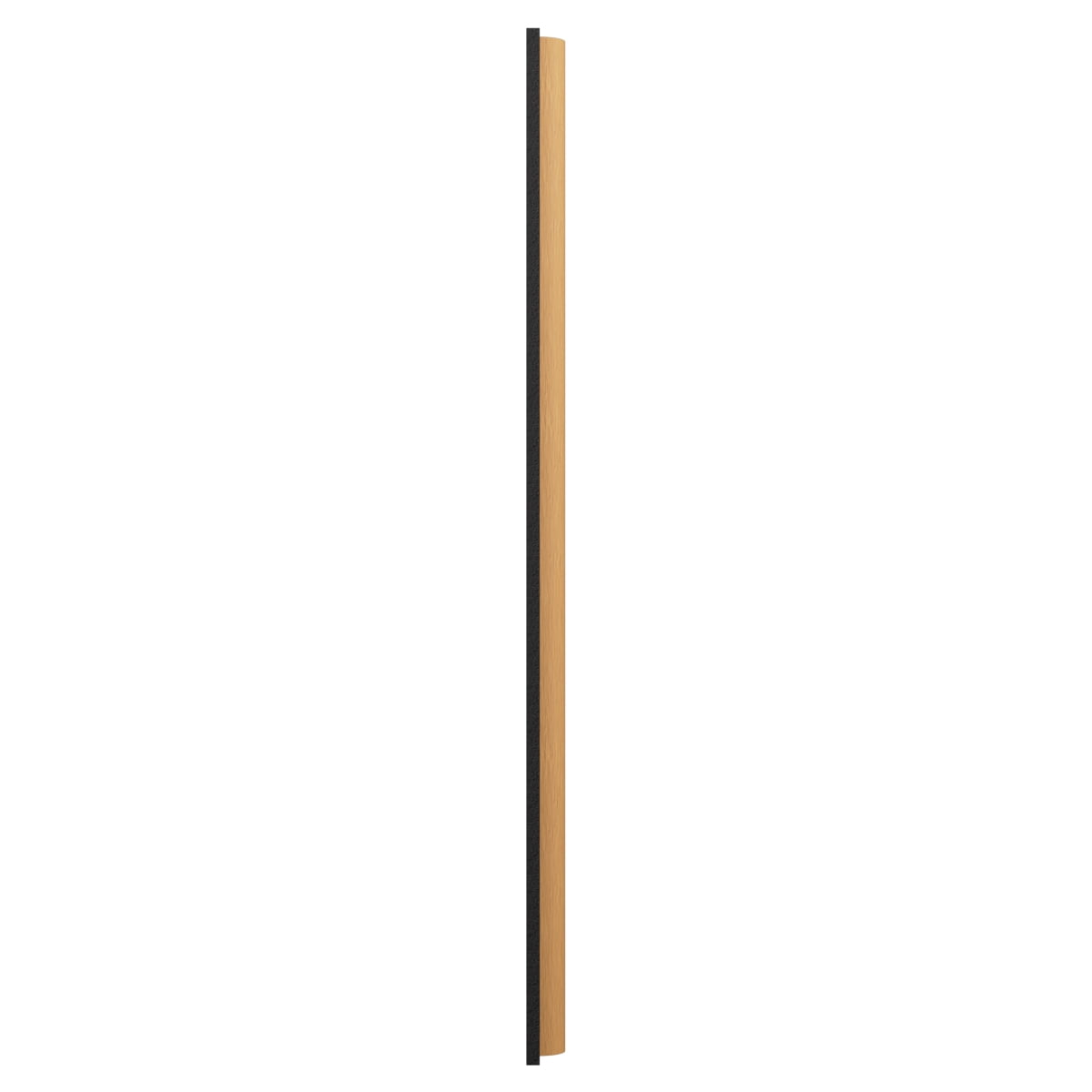 Ekena Millwork AcoustixPro Noise Cancelling Half Round Small Slat Wall Panel 11 3/4"W x 94 1/2"H, Honey Maple (2 Pack)